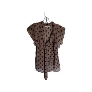 XXI Brand Large Size Blouse With Matching Kerchief in Front.